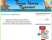 Tablet Screenshot of perdre-ventre-rapidement.com